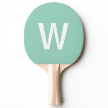 Monogram blue& white Personalized Ping Pong Ball
