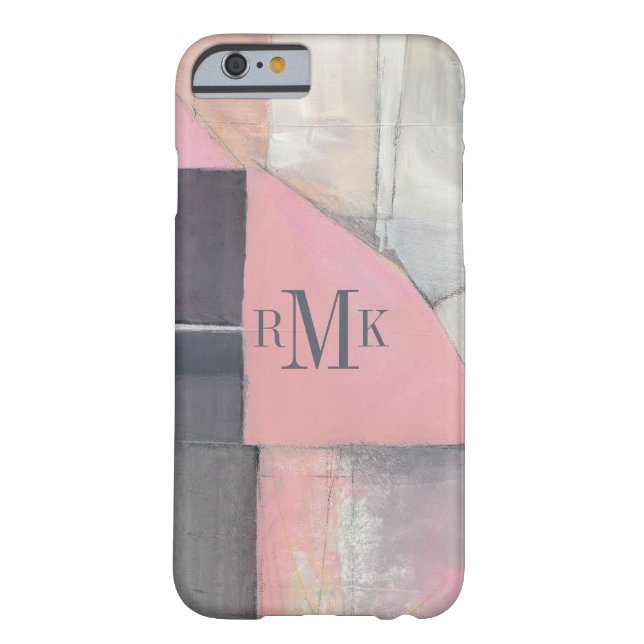 Monogram | Blushing Bride Case-Mate iPhone Case (Back)