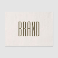 Monogram, Brand or Business Name | Off-white Brown