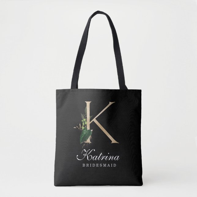 Monogram Bridesmaid Tote (Front)