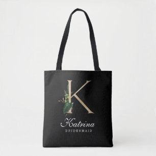 Monogram Bridesmaid Tote Bag