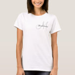 Monogram Bridesmaid Wedding T--Shirt T-Shirt<br><div class="desc">Monogram Bridesmaid Wedding T--Shirt. Customize with Your monogram Initial,  colour choices and add extra text if you wish. by Elke Clarke 2011</div>