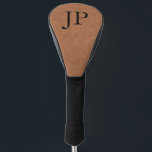 Monogram Brown Textured Leather Custom Monogrammed Golf Head Cover<br><div class="desc">Monogram Brown Textured Leather Custom Monogrammed Golf Head Covers features a brown textured faux leather look with your personalized monogram. Personalize by editing the text in the text box provided. Perfect gift for golfers for birthday,  Christmas and more. Designed by ©Evco Studio www.zazzle.com/store/evcostudio</div>