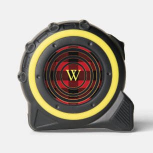 Monogram Buffalo Plaid Black Red Yellow 1