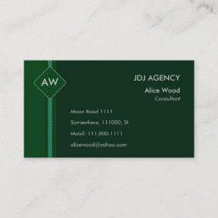Monogram Business Card