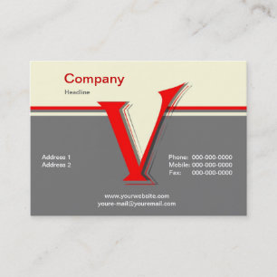 Monogram Business Card