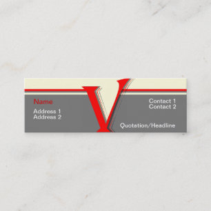Monogram Business Card