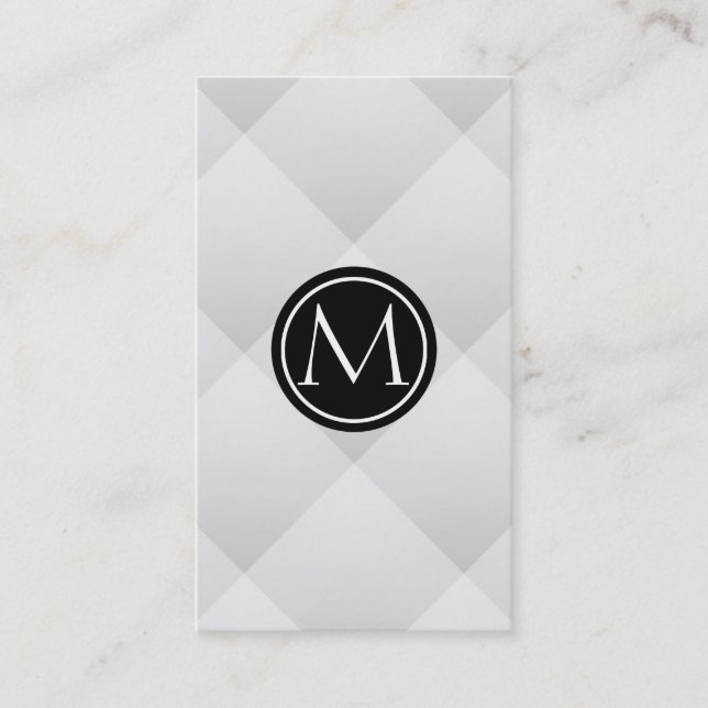 Monogram Business Card (Front)