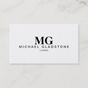 Monogram Business Card