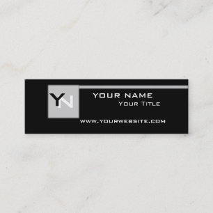 Monogram Business Card Template