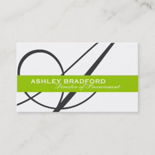 Monogram Business Cards
