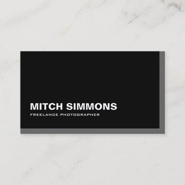 Monogram Business Cards (Front)