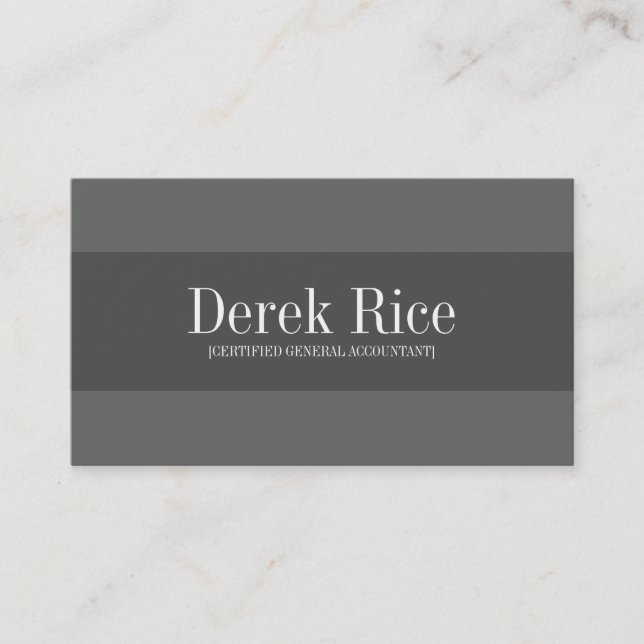 Monogram Business Cards (Front)