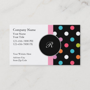 Monogram Business Cards