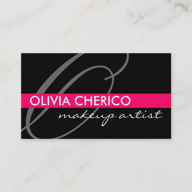 Monogram Business Cards (Front)