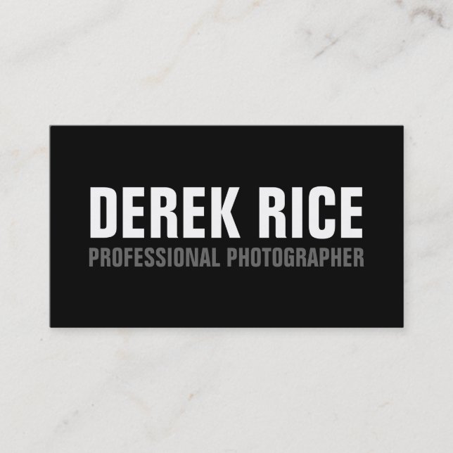 Monogram Business Cards (Front)