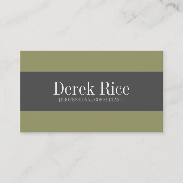 Monogram Business Cards (Front)