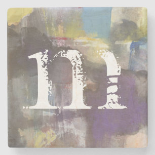 Monogram   Calm Interlude Stone Coaster