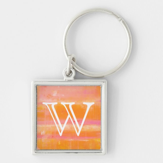Monogram | Caribbean Sky Keychain (Front)