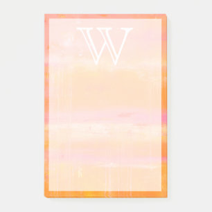 Monogram   Caribbean Sky Post-it Notes