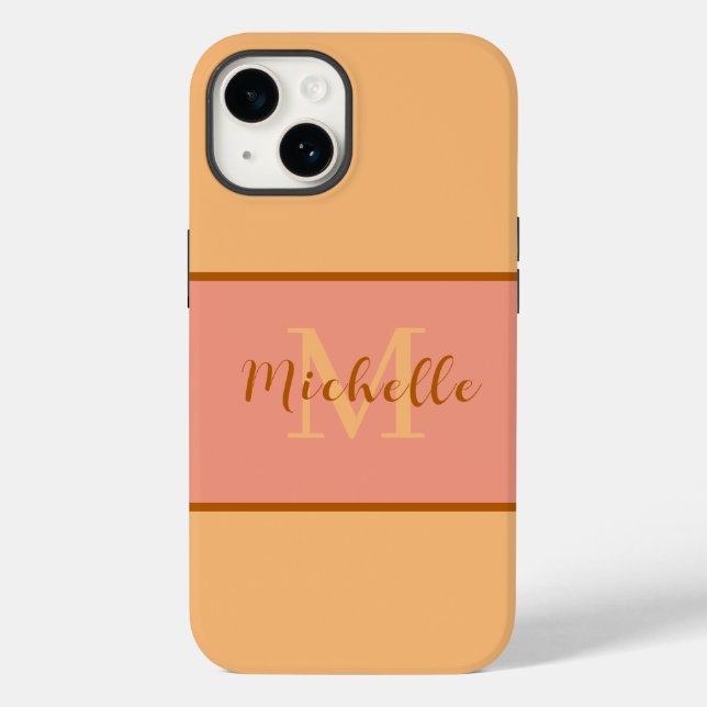 Monogram  Case-Mate iPhone 14 case (Back)