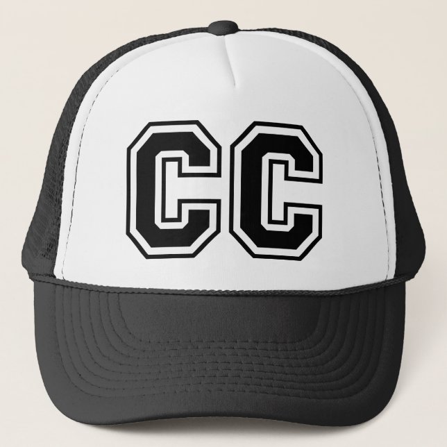 Monogram 'CC' Trucker Hat (Front)