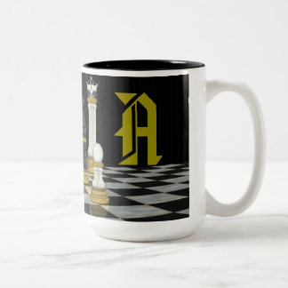 Monogram Chess Player Mug