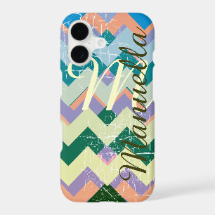 monogram chevron stripes
