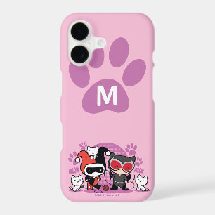Monogram Chibi Harley Quinn & Catwoman With Cats