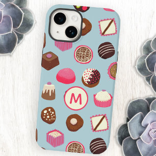 Monogram Chocolate Candy iPhone 14 Case