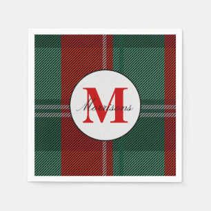 Monogram Christmas Napkin