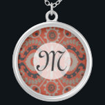 Monogram | Cinnabar Suzani I Silver Plated Necklace<br><div class="desc">Home Décor</div>