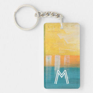 Monogram   Citrus Fields I Keychain
