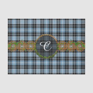 Monogram Clark Tartan Tissue Paper