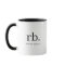 Monogram Classic Elegant Minimal Black and White