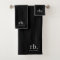 Monogram Classic Elegant Minimal Black and White