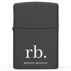 Monogram Classic Elegant Minimum Black and White