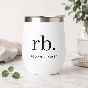 Monogram Classic Elegant Minimum Black and White