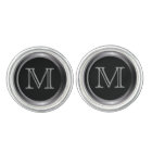 Monogram Classy Black and Grey Design