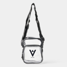 Monogram Clear Stadium Bag | Initial V & VICTORIA