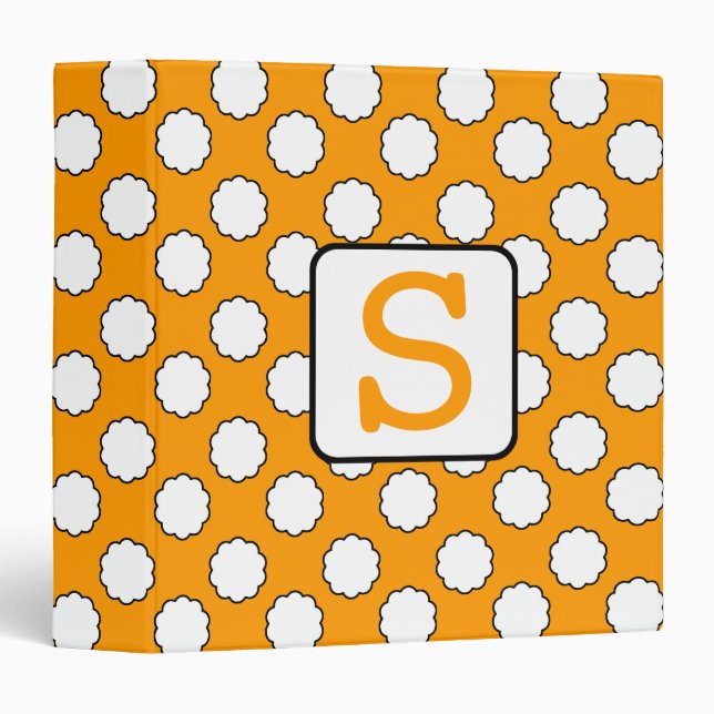 Monogram Cloud Binder (Front/Spine)