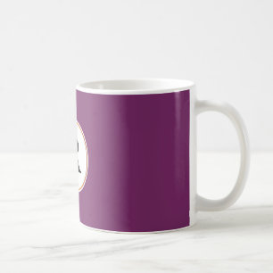 monogram coffee mug