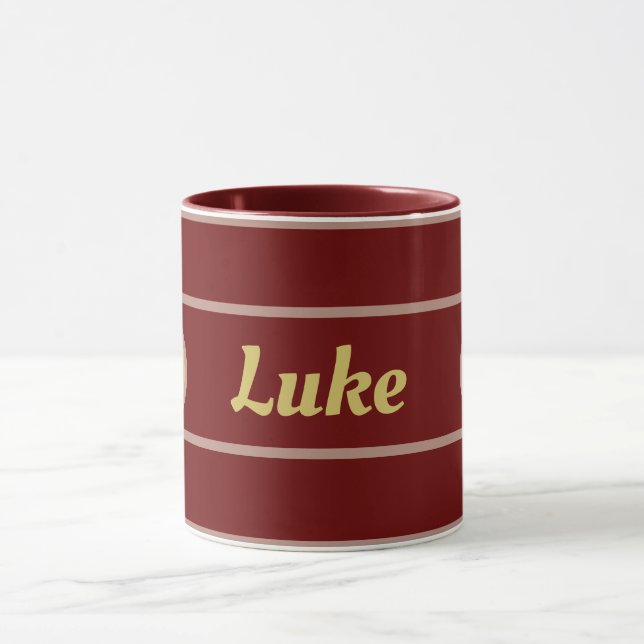 Monogram Coffee Mug (Center)