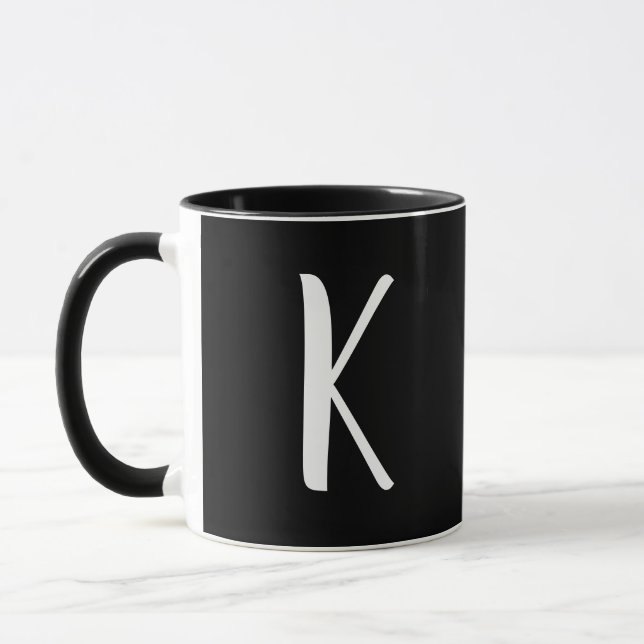 MONOGRAM COFFEE MUG SCRIPT (Left)