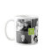 Monogram Collage Custom Photo Mug -  Green