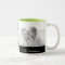 Monogram Collage Custom Photo Mug -  Green