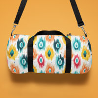 Monogram Colourful Tribal Abstract Pattern