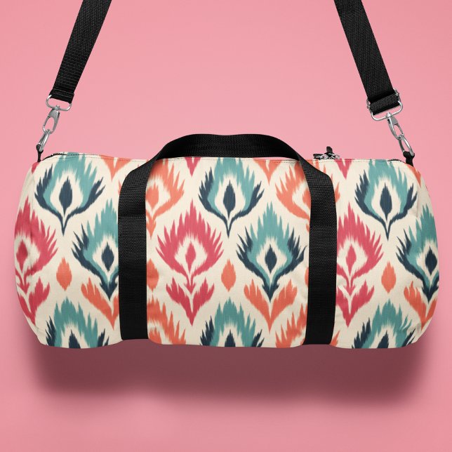Monogram Colourful Tribal Abstract Pattern Duffle Bag (Creator Uploaded)