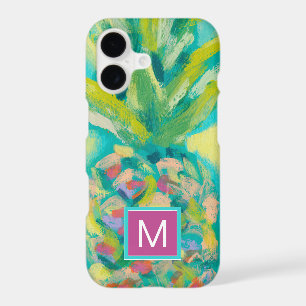 Monogram   Colourful Tropical Pineapple