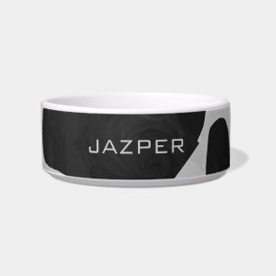 Monogram Cow Black and White Bowl